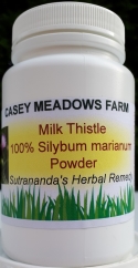 Milk thistle bottle