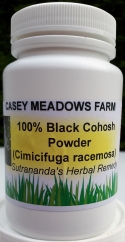 Black cohosh bottle