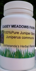 Juniper berry bottle