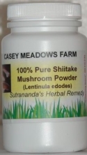 Shiitake mushroom bottle